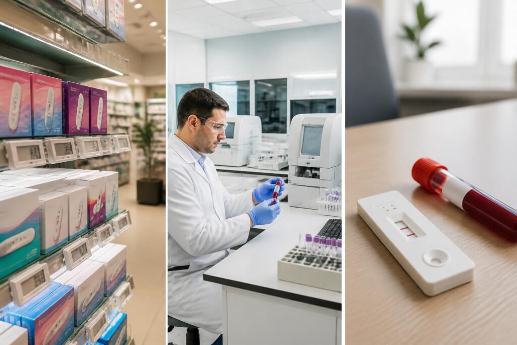 découvrez notre comparatif des prix des tests de grossesse en pharmacie, en laboratoire et des tests sanguins pour choisir la solution la plus adaptée à vos besoins.