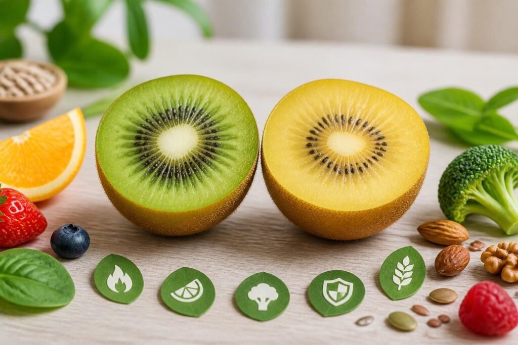 découvrez les calories et les valeurs nutritionnelles détaillées du kiwi vert et jaune pour mieux gérer votre alimentation et profiter de leurs bienfaits santé.