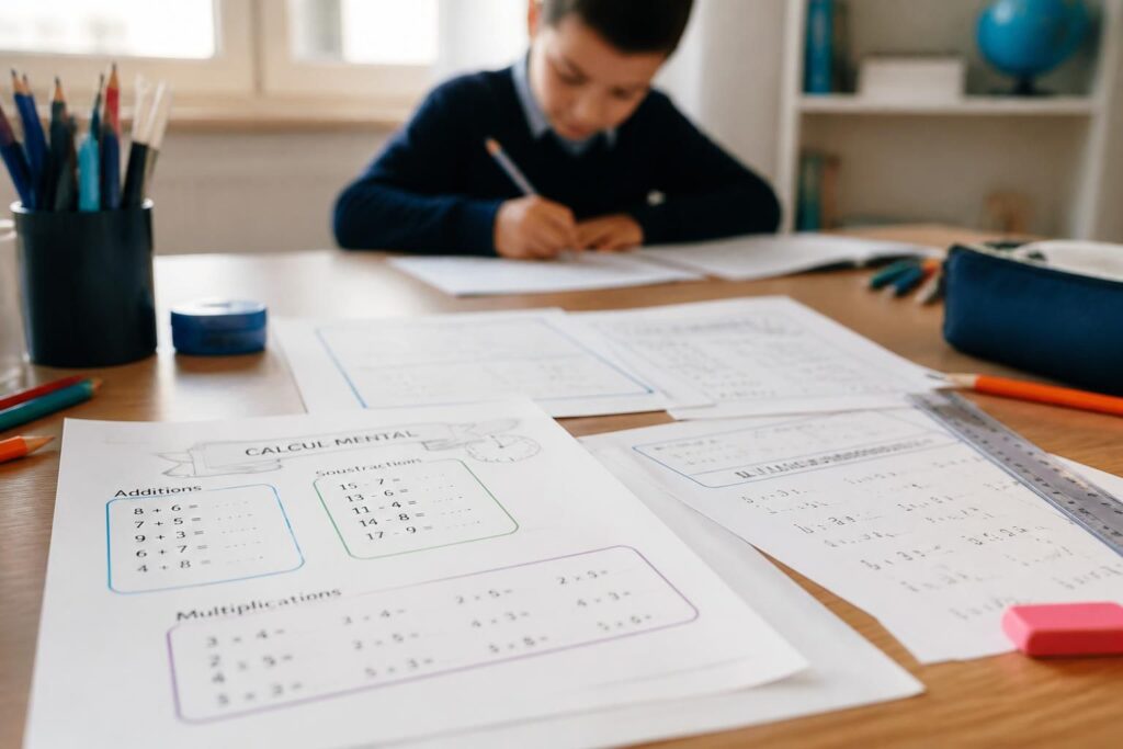 téléchargez et imprimez des exercices de calcul mental adaptés au niveau ce1 pour aider votre enfant à progresser facilement et efficacement en mathématiques.