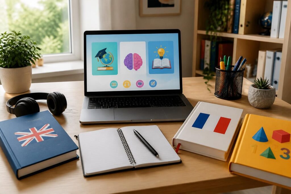 découvrez les meilleures applications gratuites pour apprendre l'anglais, le français et les maths facilement et efficacement, adaptées à tous les niveaux.