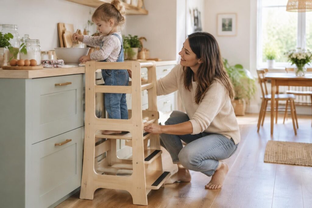 découvrez comment choisir une tour montessori adaptée à l’âge de votre enfant : critères de sécurité, hauteur et conseils pour favoriser son autonomie au quotidien.